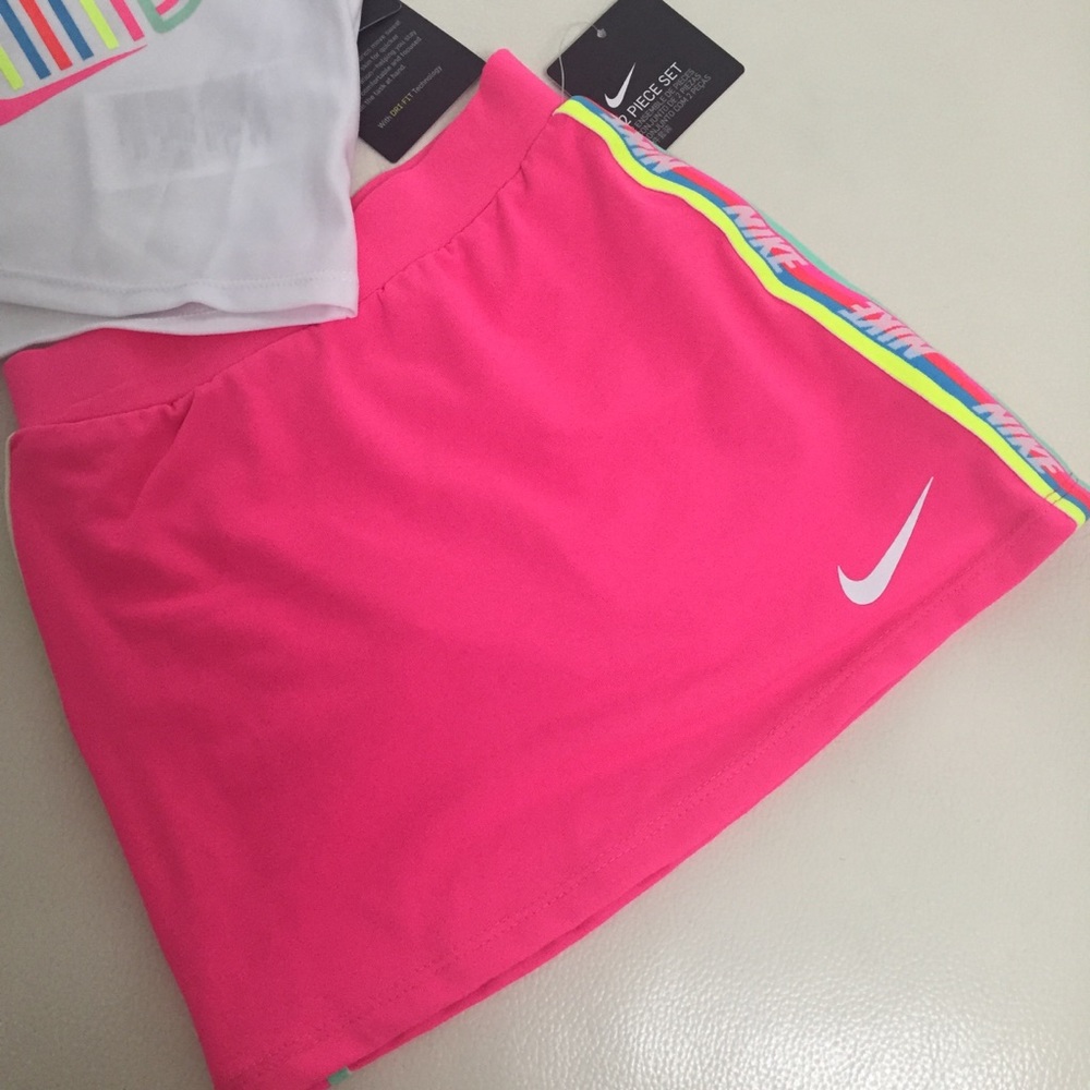 Nike pink girl dry-fit skort Set 5000 - Picture 4 of 8